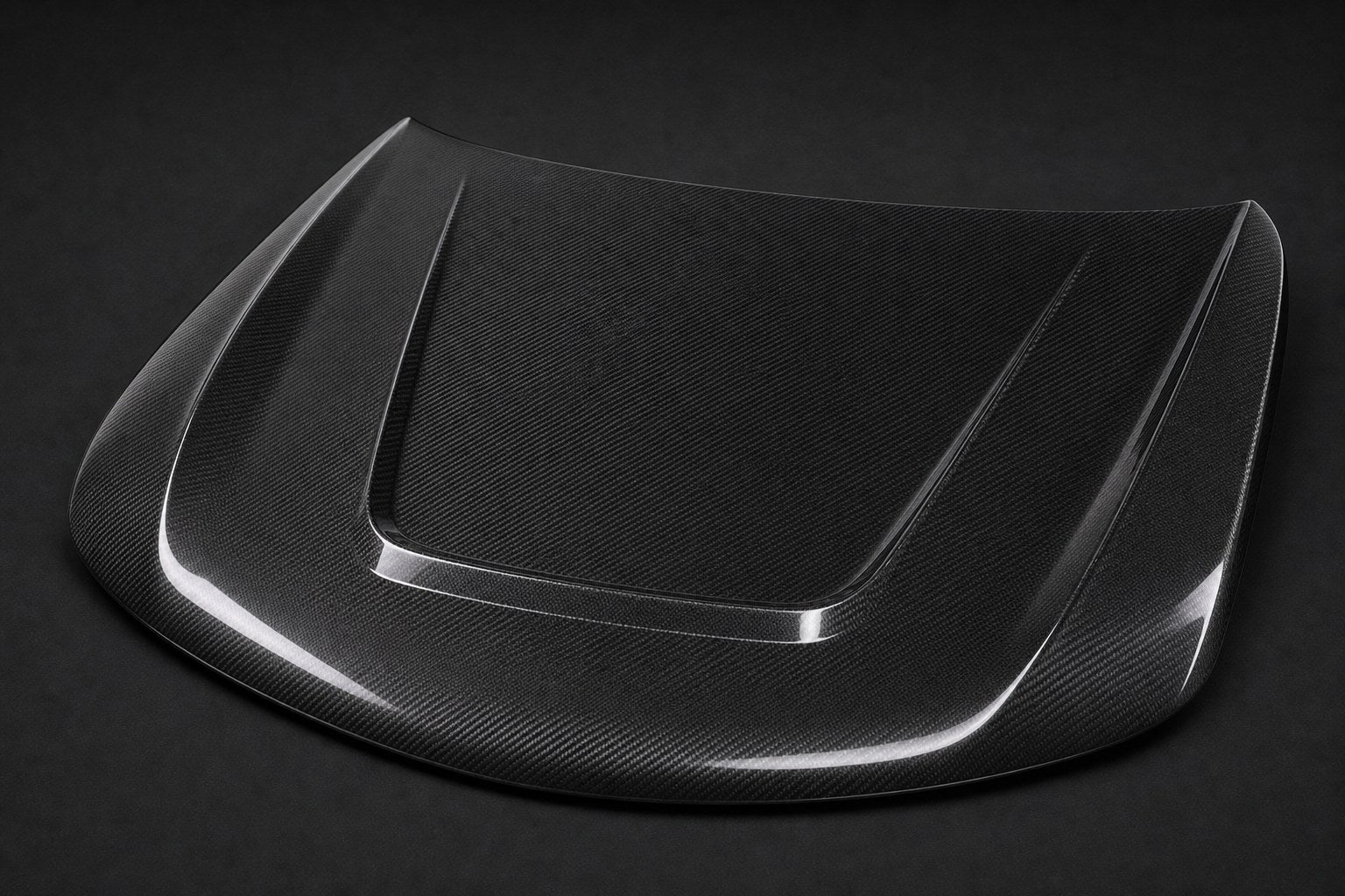 2009-2013 Geely Emgrand EC7 GL Style Carbon Fiber Hood - Alternate angle