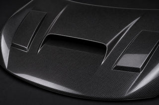 2013-2020 Toyota 86 / Subaru BRZ ZN6/ZC6 WRC Style Carbon Fiber Hood - Detail closeup