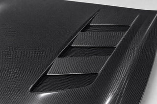 2008-2015 Infiniti G37 / Q60 V36 Coupe Carbon Fiber Hood - Detail closeup