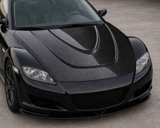 2004-2011 Mazda RX-8 SE3P OEM Style Carbon Fiber Hood - Installed context
