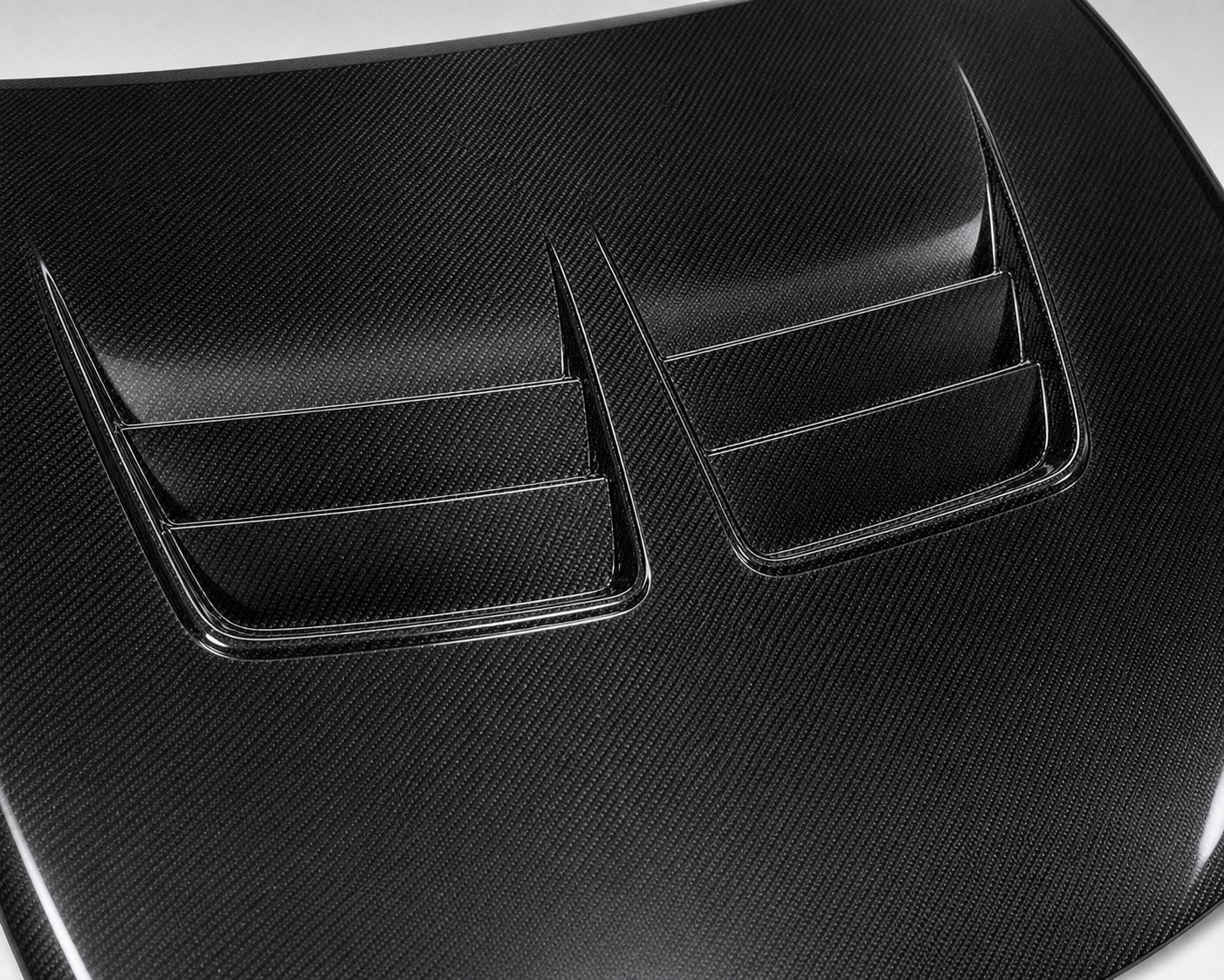 2004-2011 Mazda RX-8 SE3P Vented Carbon Fiber Hood - Detail closeup
