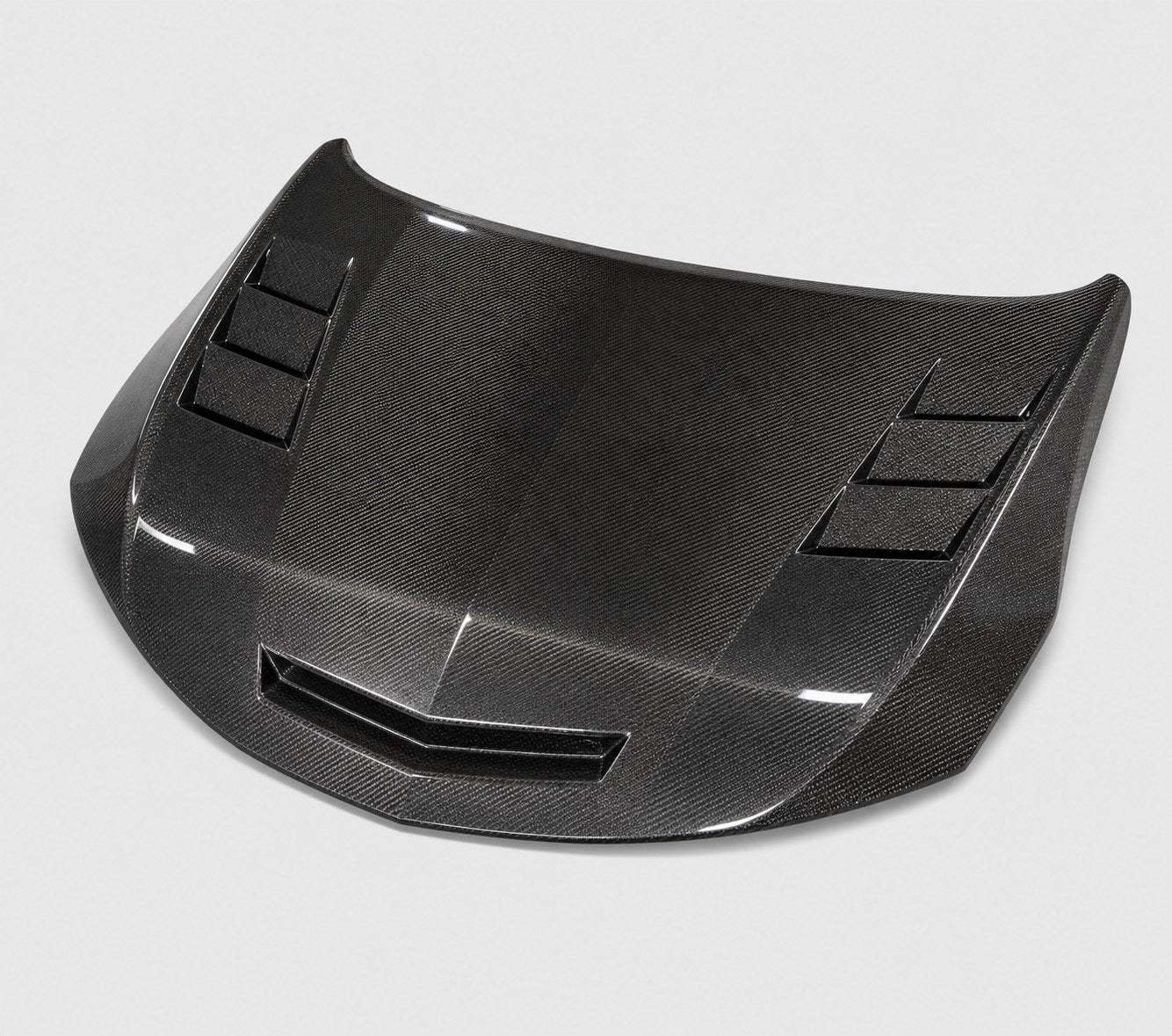 2015-2020 Honda Fit / Jazz GK5 Vented Carbon Fiber Hood - Alternate angle