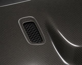 2017-2023 BMW 1 Series F52 Carbon Fiber Hood - Detail closeup