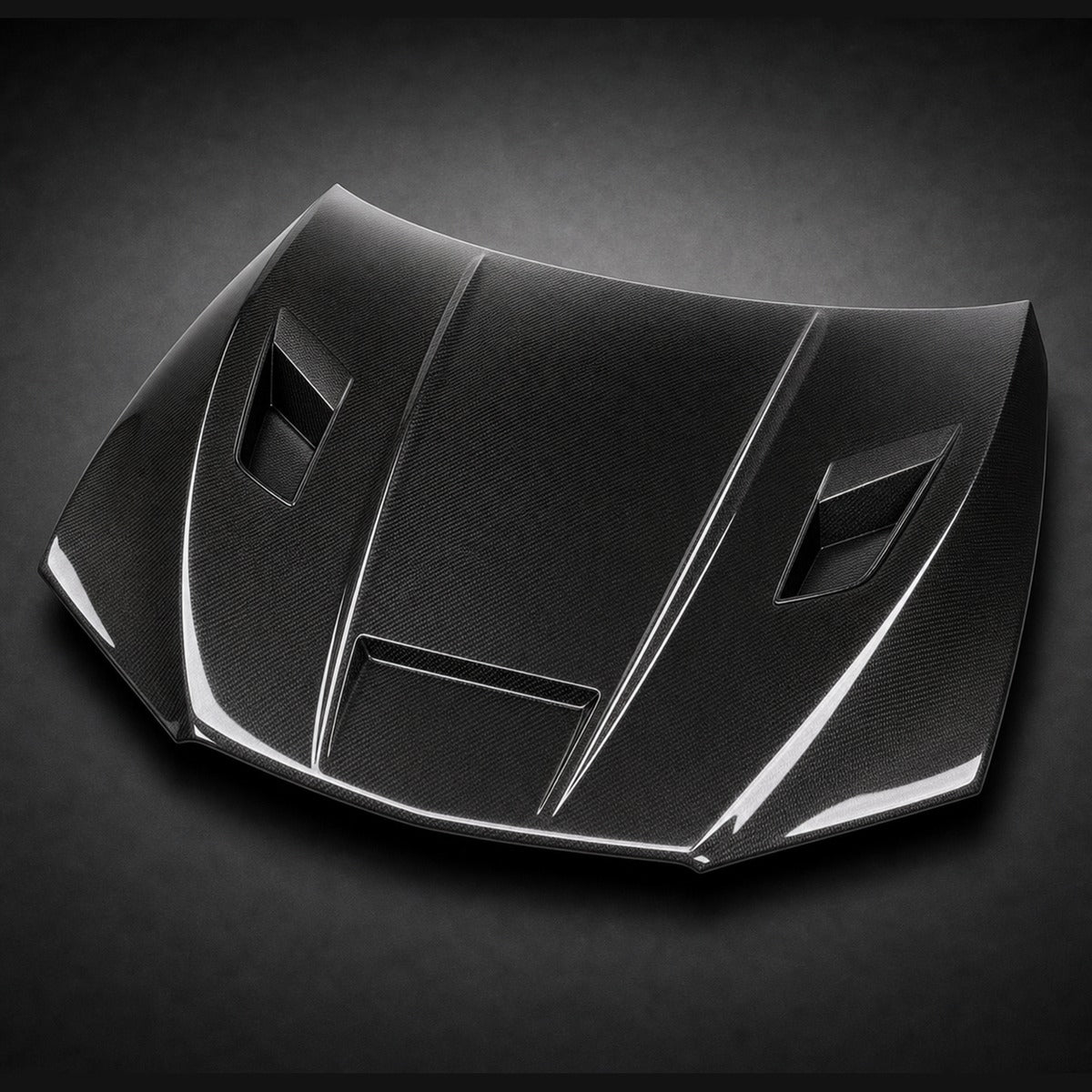 2017-2023 BMW 5 Series G30 / F90 M5 Vented Carbon Fiber Hood - Alternate angle