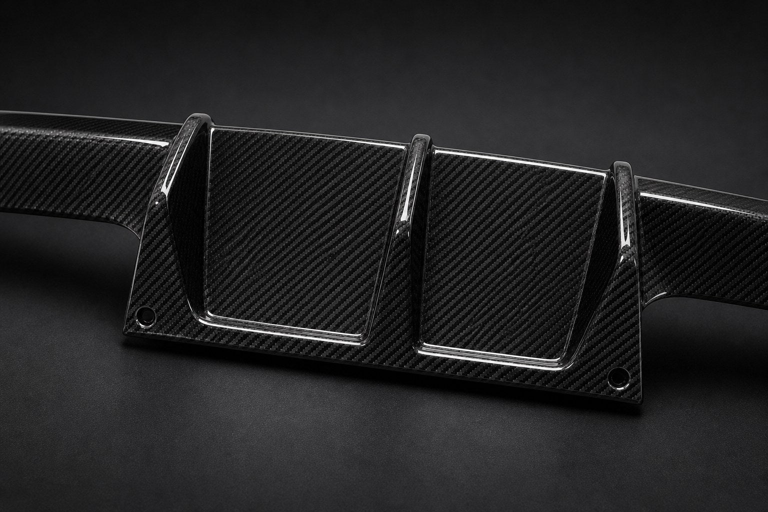 2021-2026 BMW M3 G80 / M4 G82 Carbon Fiber Rear Diffuser / Bumper - Detail closeup
