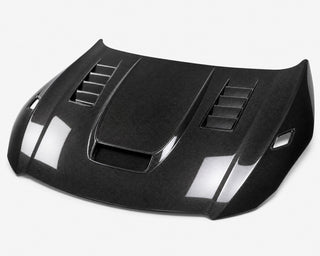 2020-2026 Toyota GR Supra A90/A91 Vented Carbon Fiber Hood - Alternate angle
