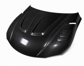 2020-2026 Toyota GR Supra A90/A91 Vented Performance Carbon Fiber Hood - Alternate angle