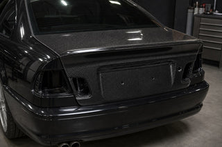1999-2006 BMW 3 Series E46 Carbon Fiber Decklid - Installed context