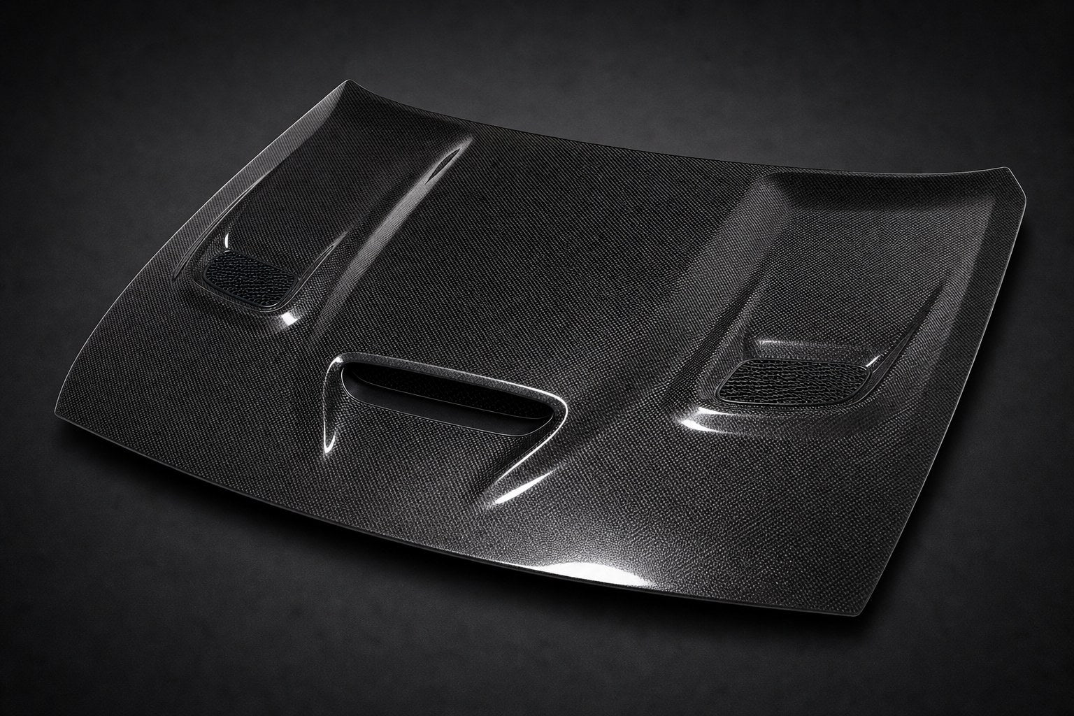 2015-2023 Dodge Challenger LC OEM Style Carbon Fiber Hood - Hero product