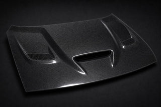 2015-2023 Dodge Challenger LC OEM Style Carbon Fiber Hood - Alternate angle
