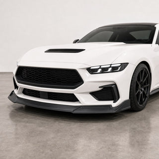 2024-2026 Ford Mustang S650 Dark Horse Style Unpainted PP Rear Spoiler - Installed context