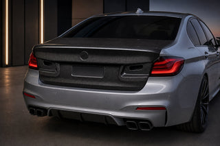 2017-2023 BMW 5 Series G30 / F90 M5 Carbon Fiber Decklid - Installed context