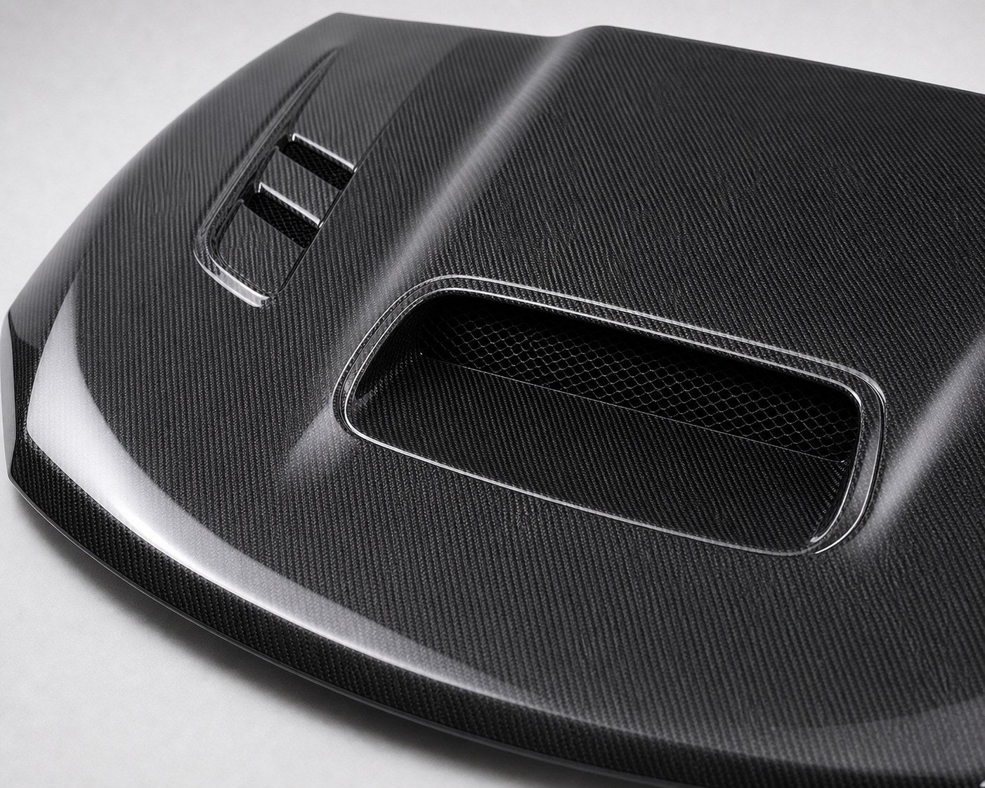 2013-2020 Toyota 86 / Subaru BRZ Honeycomb Carbon Fiber Hood - Detail closeup