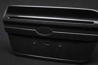 2022-2026 Subaru WRX VB Carbon Fiber Decklid - Detail closeup