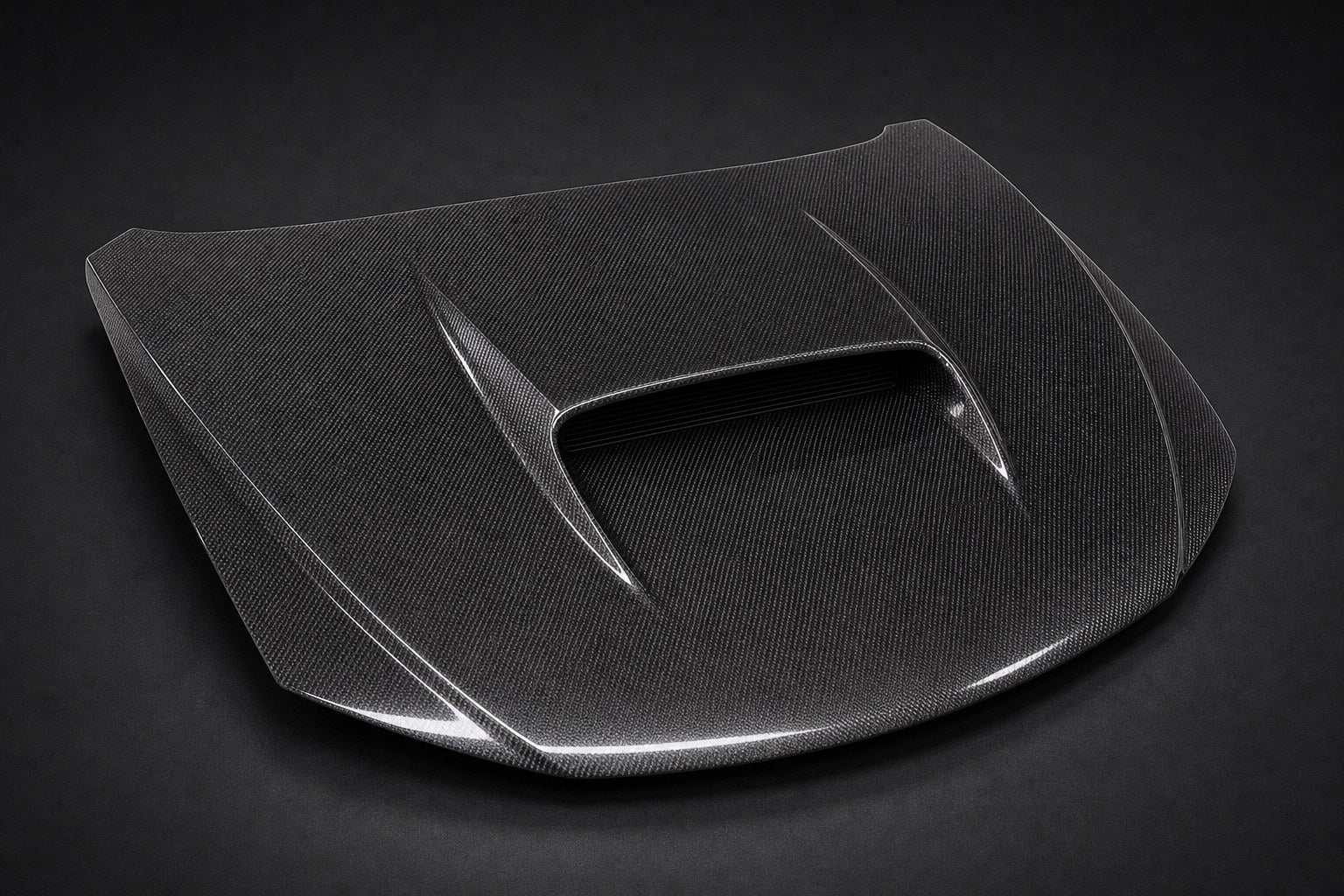 2008-2014 Subaru Impreza WRX/STI GR/GV Carbon Fiber Hood - Alternate angle