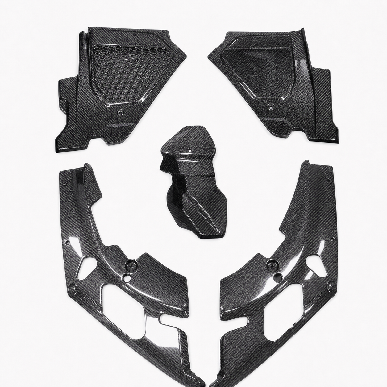 2021-2026 BMW 4 Series G22 Dry Carbon Fiber Headlight Cover Kit - Hero product