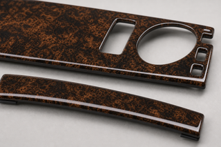 2010-2020 Rolls-Royce Ghost RR4 Wood and Carbon Fiber Interior Kit - Detail closeup