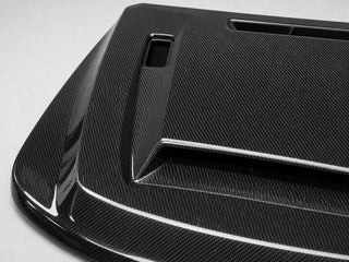 2011-2021 Jeep Grand Cherokee WK2 Carbon Fiber Hood - Detail closeup
