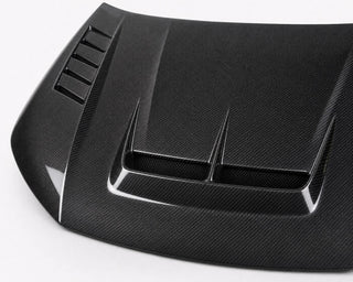 2022-2026 Honda Civic 11th Gen Carbon Fiber Hood - Detail closeup
