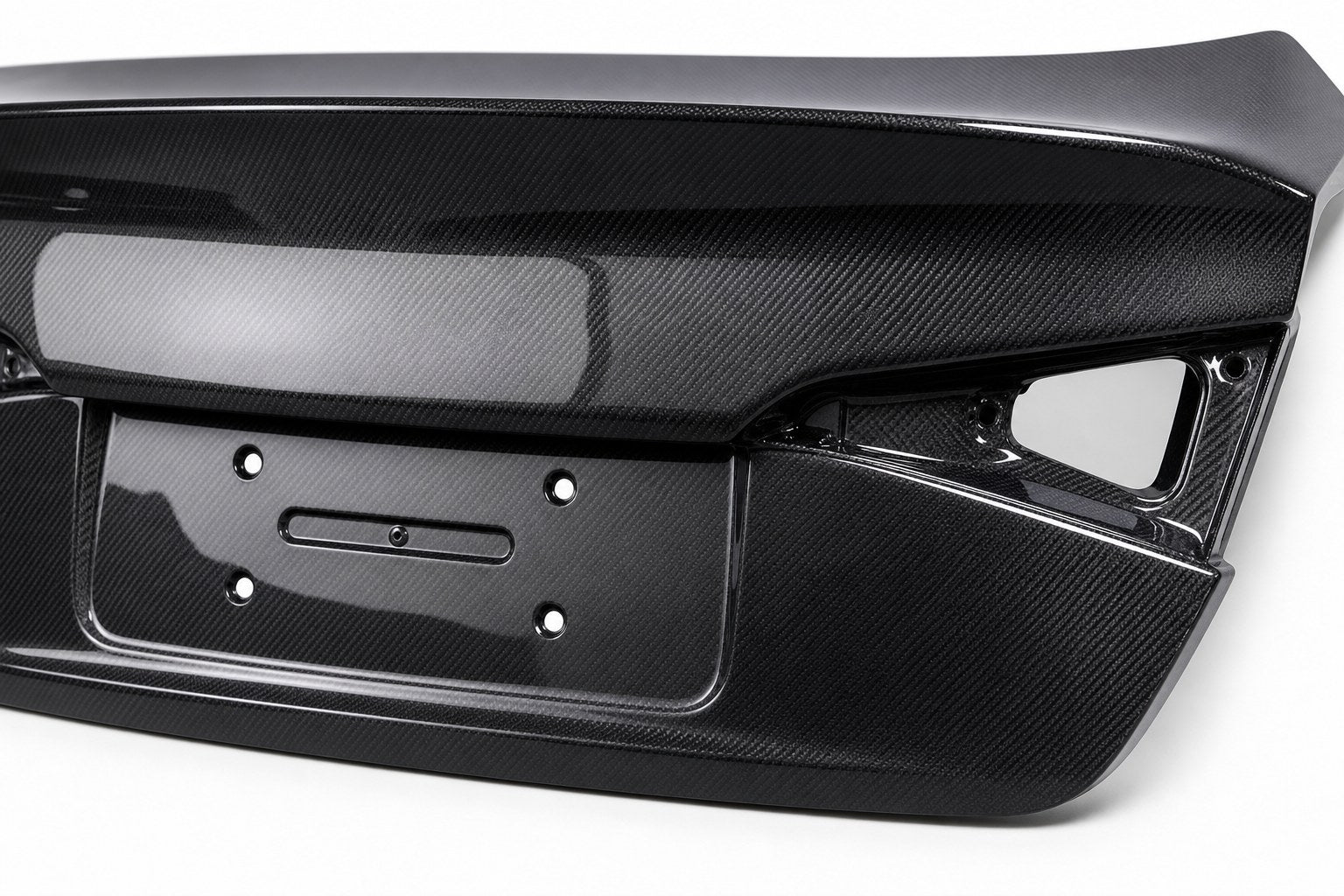 2022-2026 Honda Civic 11th Gen Carbon Fiber Decklid - Detail closeup