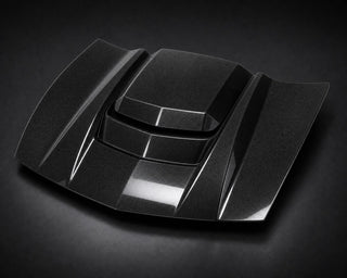 2014-2019 Chevrolet Corvette C7 ZR1 Style Carbon Fiber Hood - Alternate angle