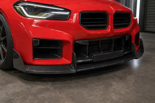 2023-2026 BMW M2 G87 Carbon Fiber Front Bumper Lip - Installed context