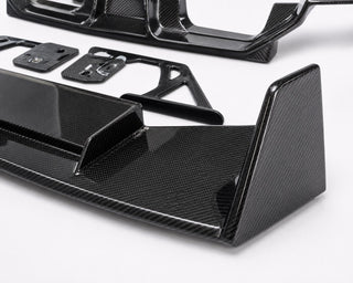 2023-2026 BMW M2 G87 Carbon Fiber Front Bumper Lip - Detail closeup