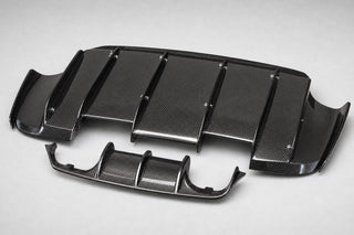2015-2020 BMW F80 M3 / F82 M4 VRS Style Carbon Fiber Rear Diffuser - Alternate angle