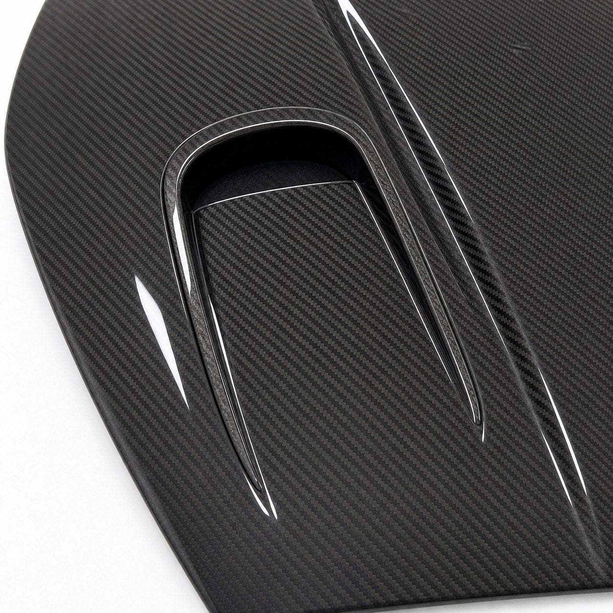 2018-2024 Audi A5/S5/RS5 B9 Carbon Fiber Hood - Detail closeup