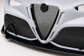 2017-2026 Alfa Romeo Giulia Unpainted PP Front Bumper Kit - Detail closeup