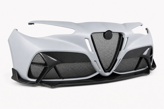 2017-2026 Alfa Romeo Giulia Unpainted PP Front Bumper Kit - Alternate angle