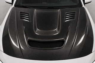 2015-2020 BMW F80 M3 / F82 M4 Carbon Fiber Hood - Installed context