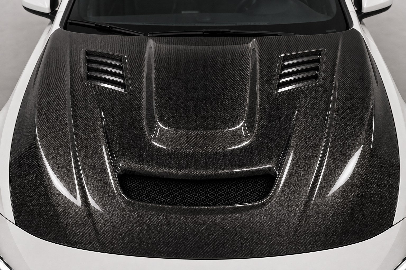 2015-2020 BMW F80 M3 / F82 M4 Carbon Fiber Hood - Installed context