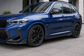 2020-2024 BMW X3 M F97 Carbon Fiber Side Skirts - Installed context