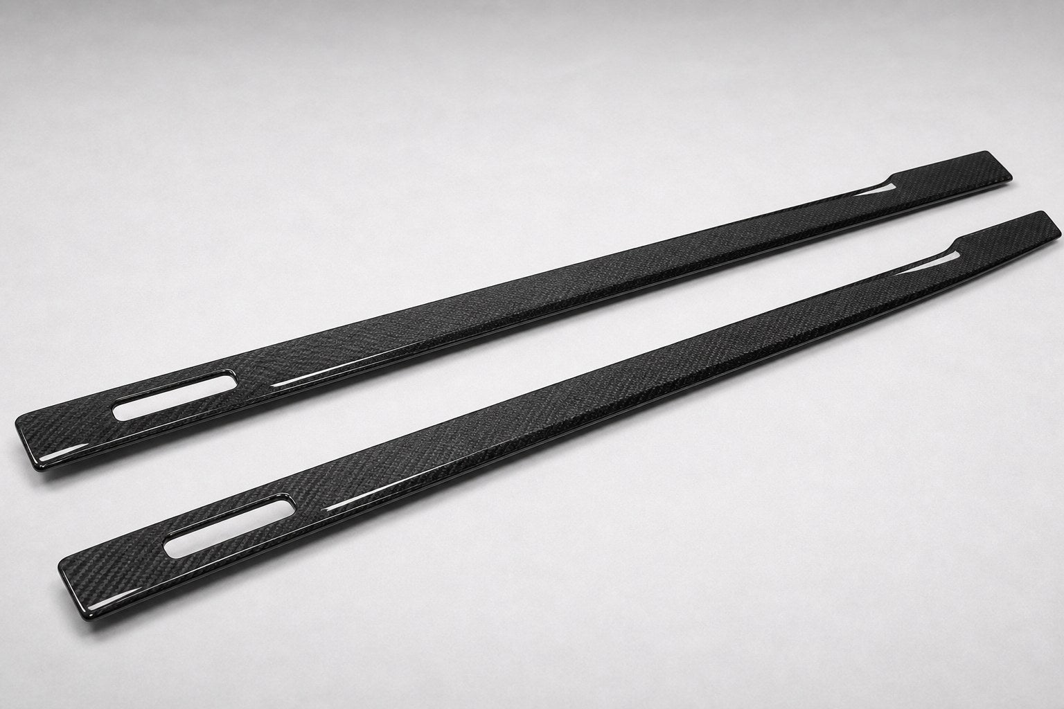 2020-2024 BMW X3 M F97 Carbon Fiber Side Skirts - Alternate angle