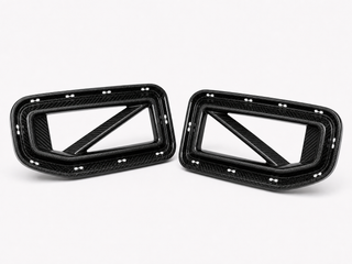 2023-2026 BMW M2 G87 Dry Carbon Fiber Grille / Trim - Alternate angle