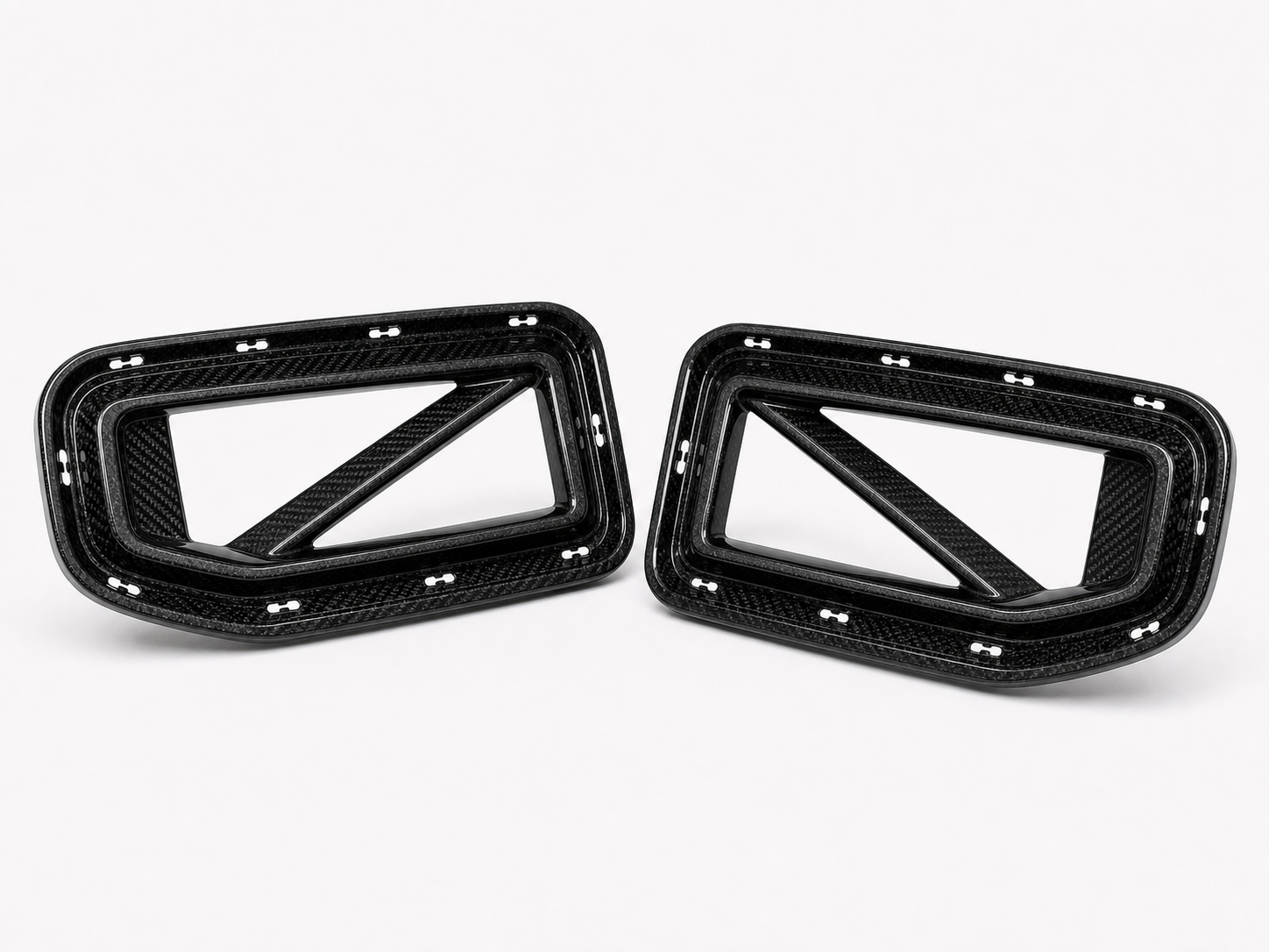 2023-2026 BMW M2 G87 Dry Carbon Fiber Grille / Trim - Alternate angle
