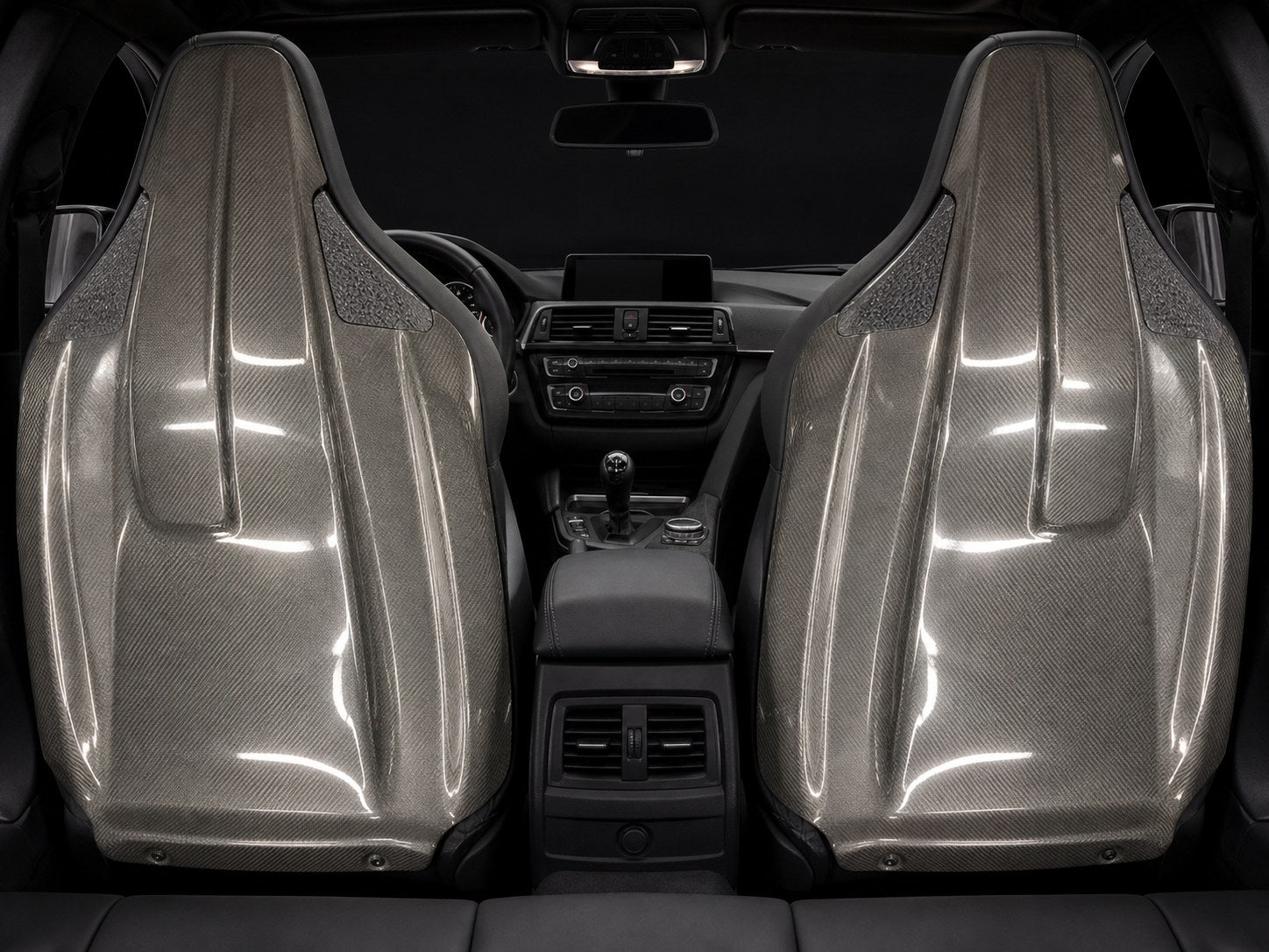 2023-2026 BMW M2 G87 Carbon Fiber Interior Kit - Installed context