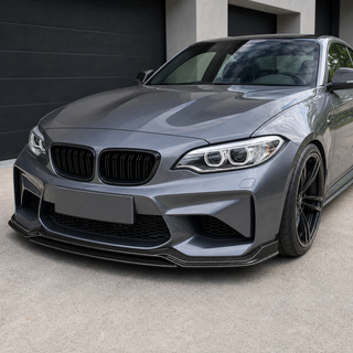2016-2021 BMW M2 F87 Carbon Fiber Front Lip - Installed context