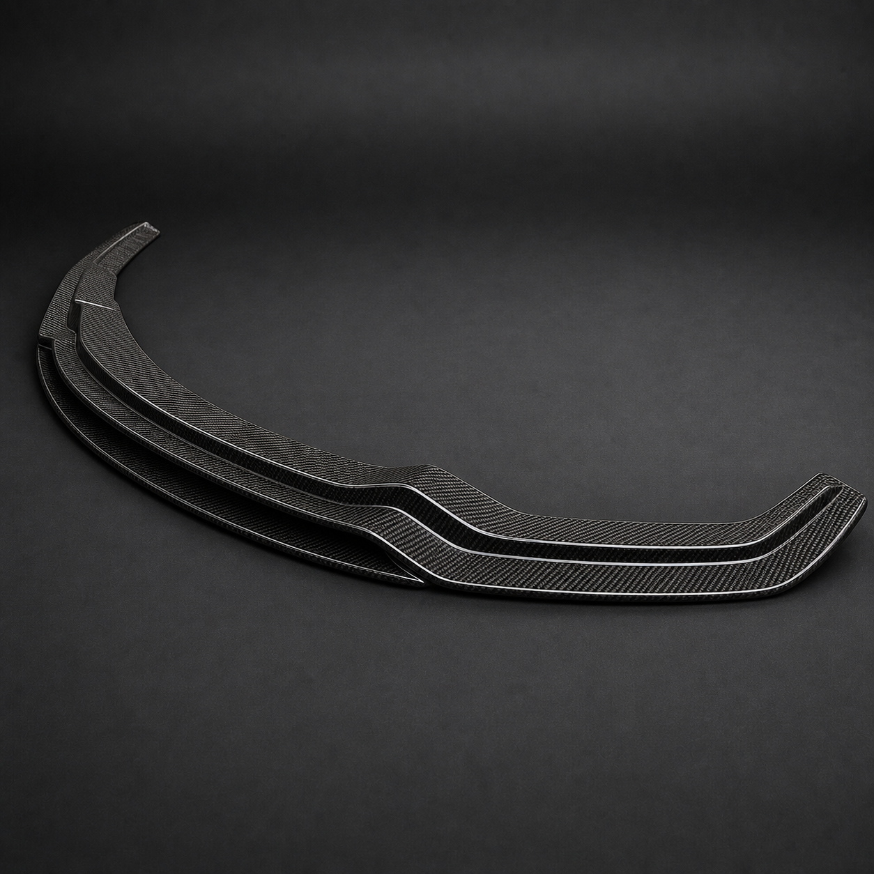 2016-2021 BMW M2 F87 Carbon Fiber Front Lip - Alternate angle