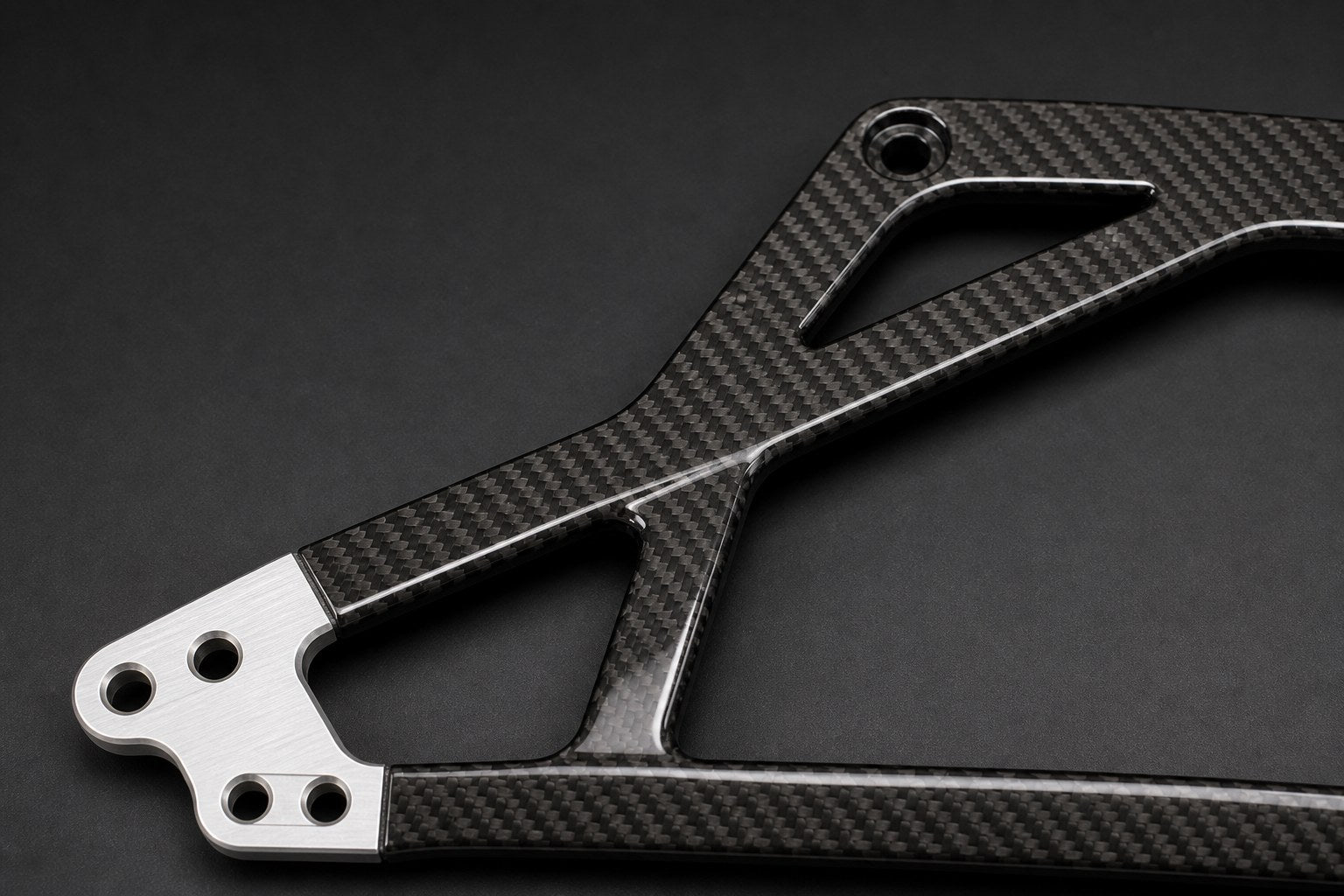 2021-2026 BMW G80 M3 / G82 M4 Dry Carbon Fiber Strut Brace - Detail closeup