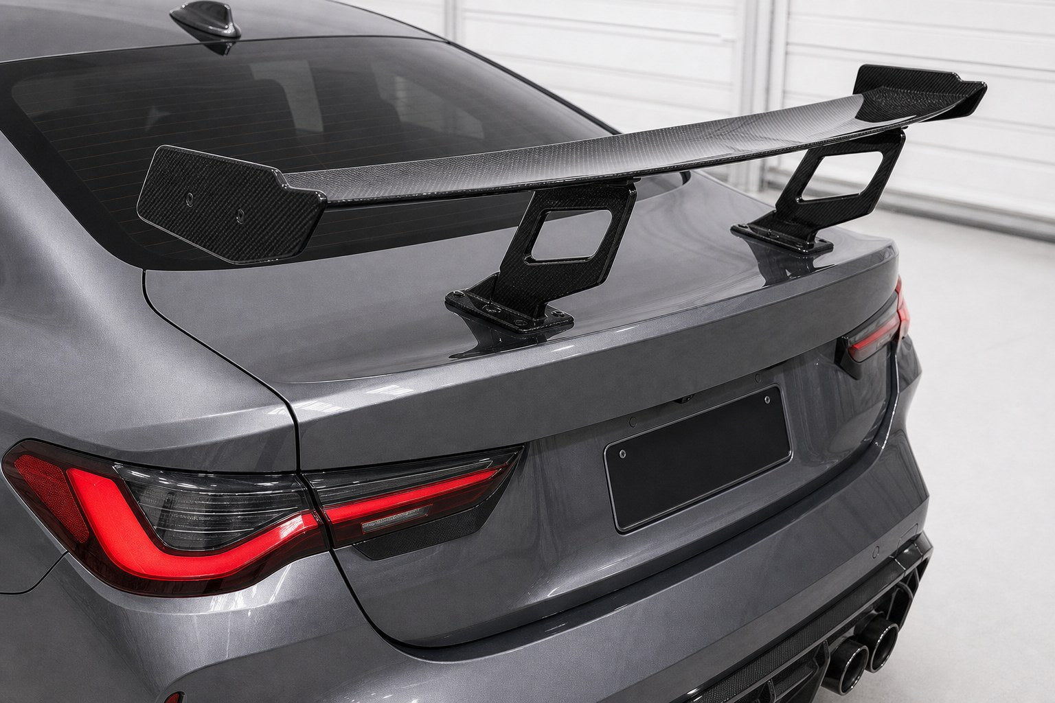 2021-2026 BMW G80 M3 / G82 M4 Carbon Fiber GT Wing Spoiler - Installed context