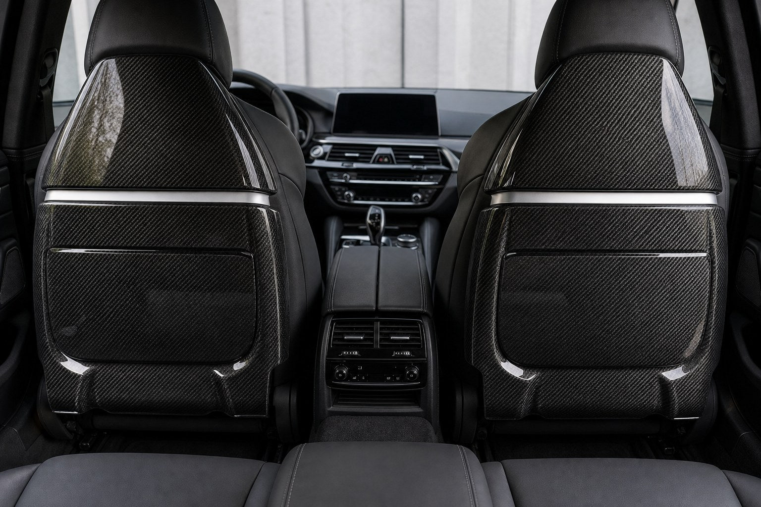 2017-2023 BMW 5 Series G30 / F90 M5 Dry Carbon Fiber Interior Kit - Installed context
