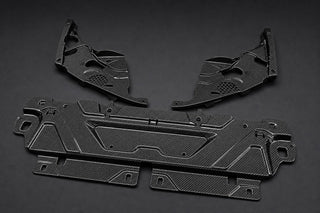 2019-2026 BMW 3 Series G20/G28 Dry Carbon Fiber Headlight / Radiator Guard - Alternate angle