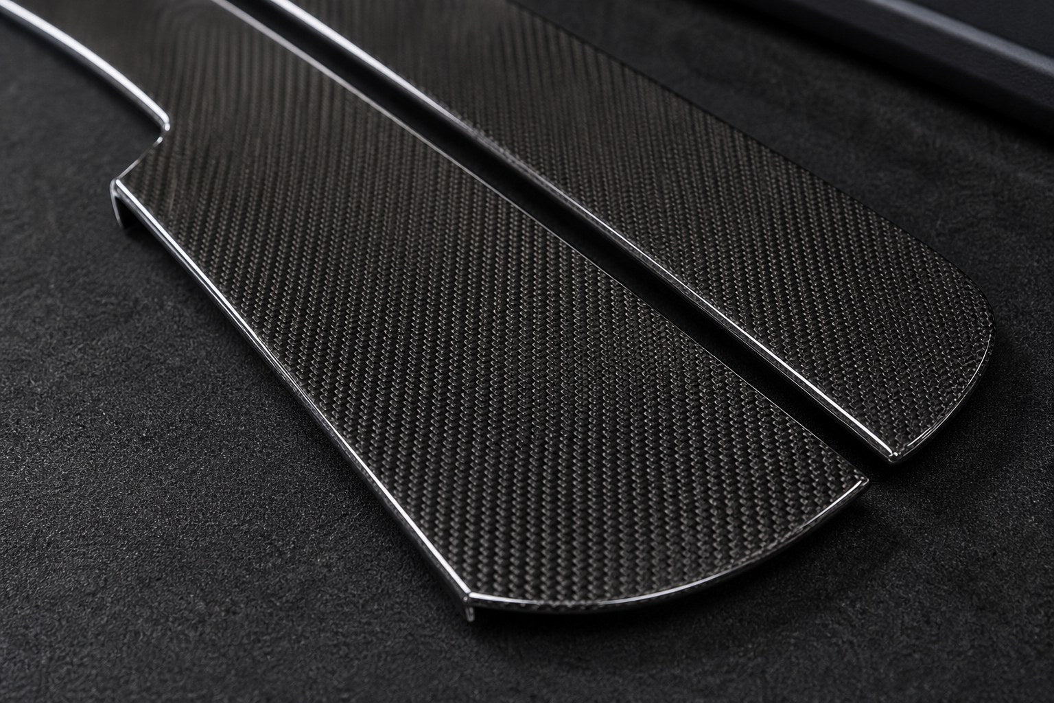 2021-2026 BMW M3 G80 / M4 G82 Carbon Fiber Interior Kit - Detail closeup