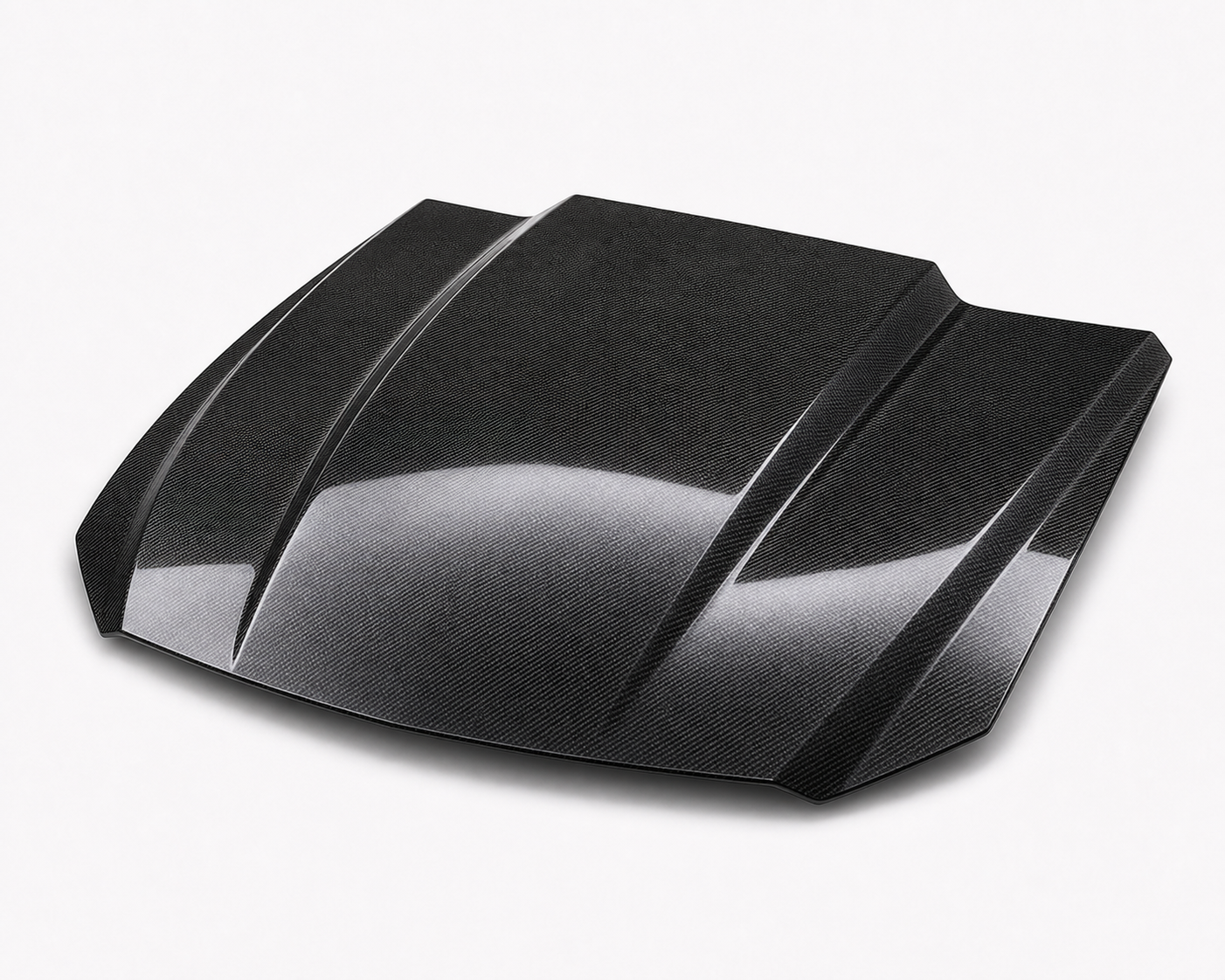 2013-2014 Ford Mustang S197 Facelift Carbon Fiber Hood - Alternate angle