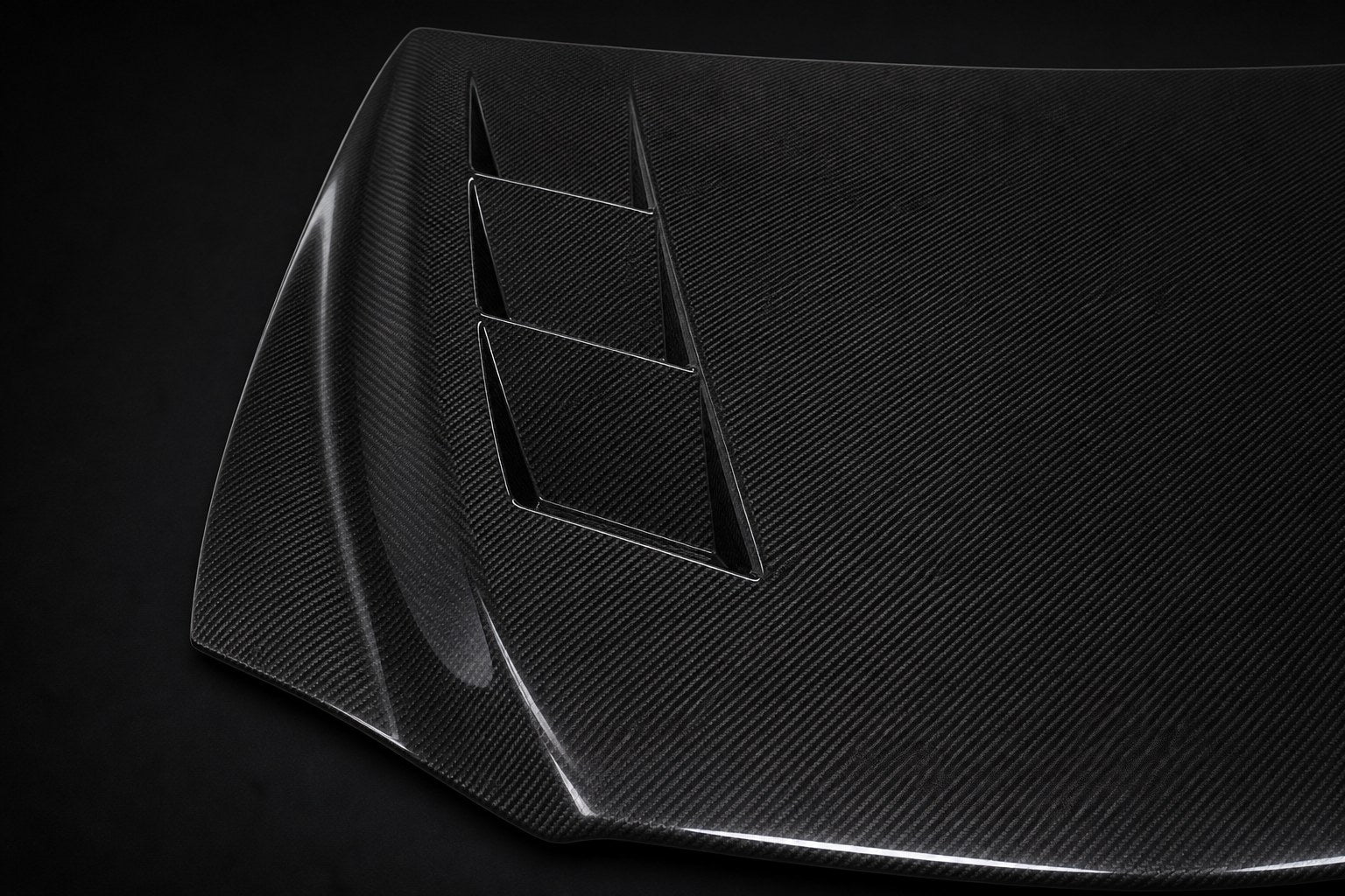 2015-2024 Lexus RC / RC F Carbon Fiber Hood - Detail closeup