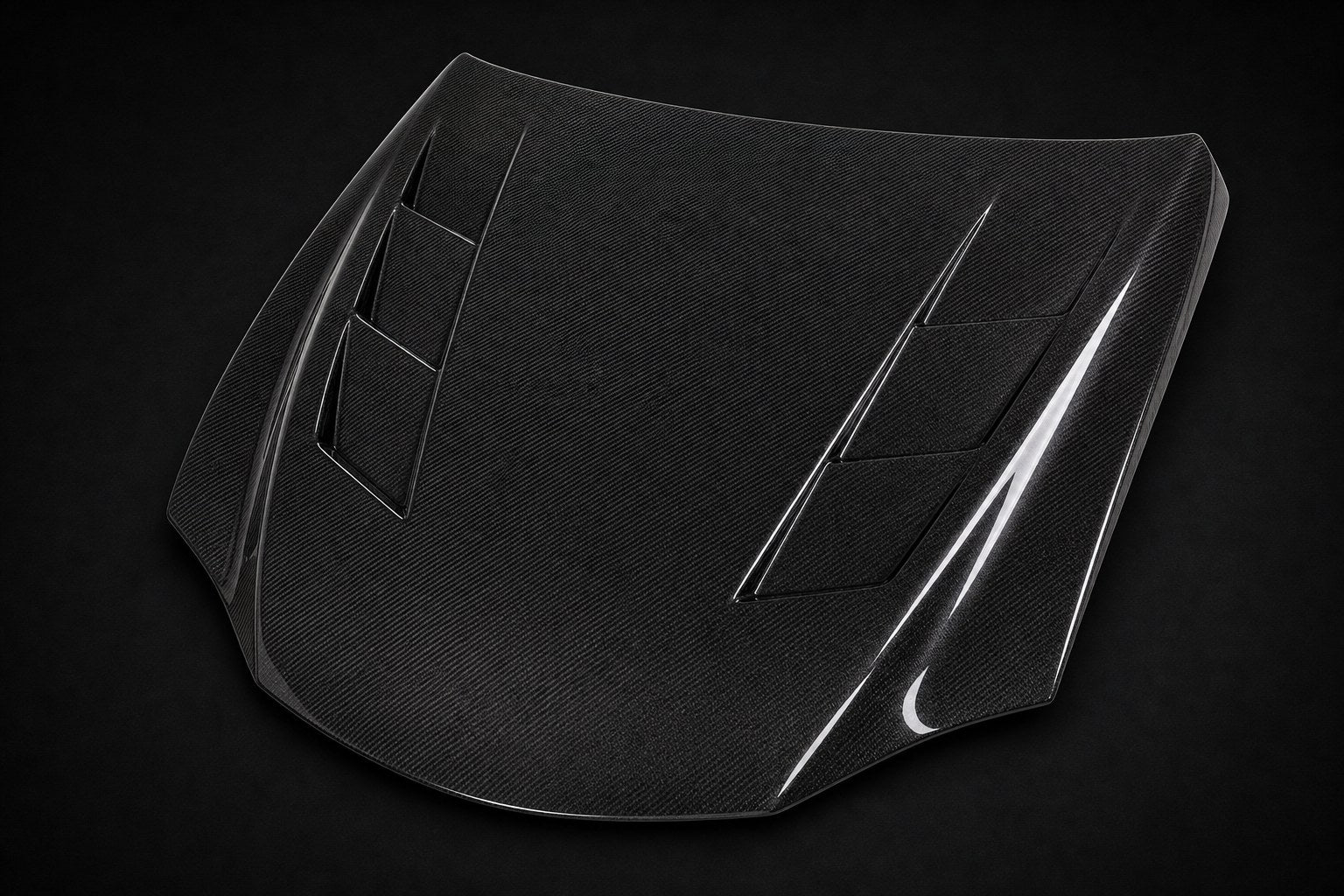 2015-2024 Lexus RC / RC F Carbon Fiber Hood - Alternate angle