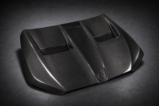 2017-2023 BMW 5 Series G30 / F90 M5 Double-Sided Carbon Fiber Hood - Alternate angle