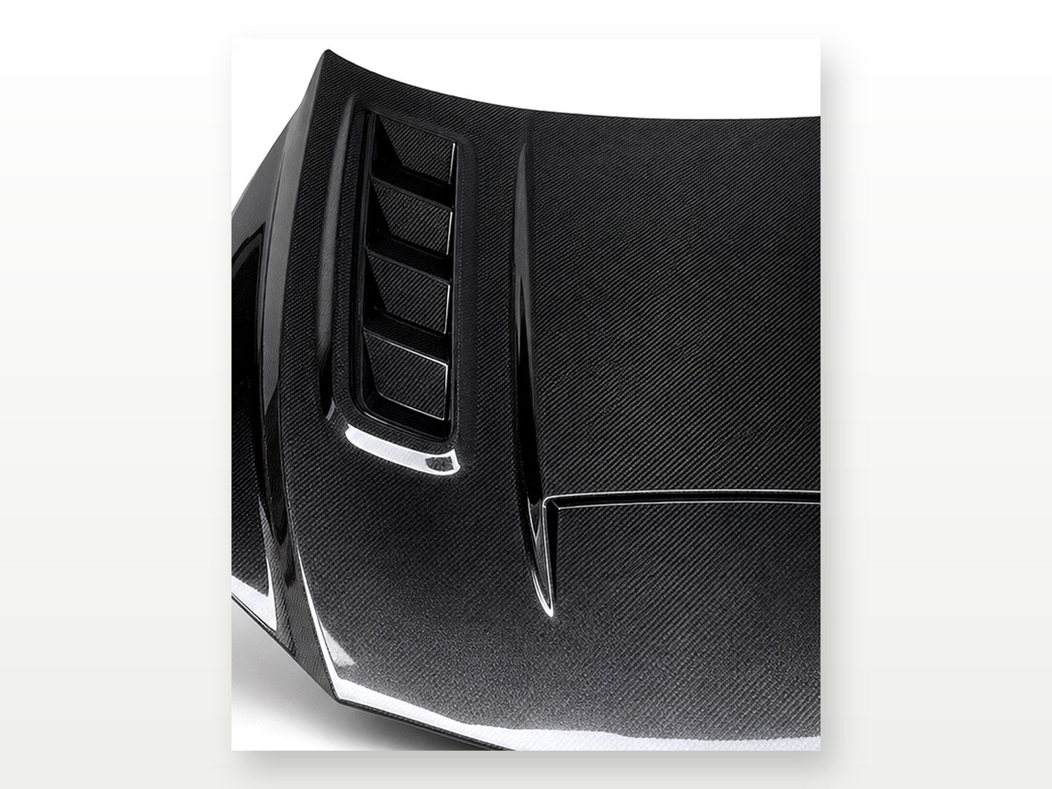 2016-2022 Lexus RX AL20 Carbon Fiber Hood - Detail closeup